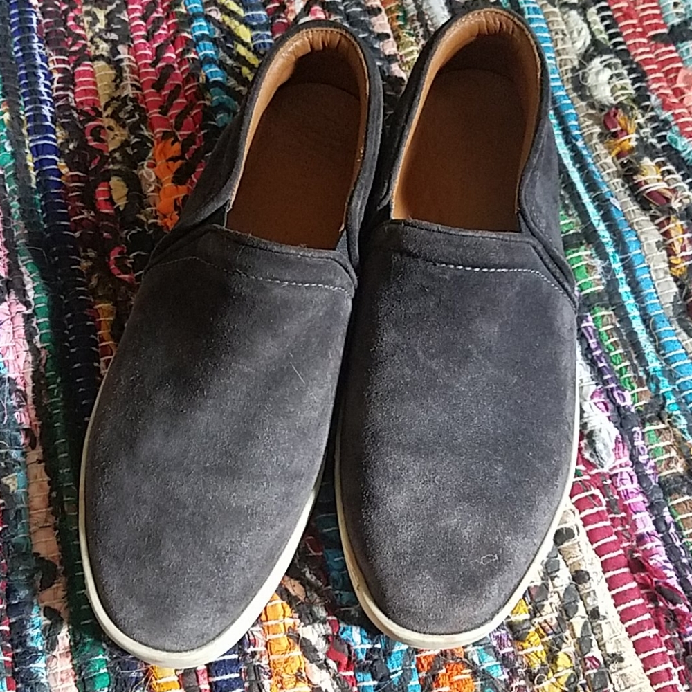 Rag & bone suede slip ons, size 8